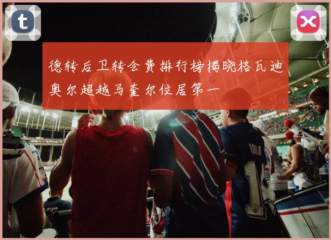 德转后卫转会费排行榜揭晓格瓦迪奥尔超越马奎尔位居第一